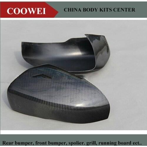 For Land Rover Range Rover Evoque carbon fiber mirror caps Auto Side Mirror Cover 2012 2013 Add On Style