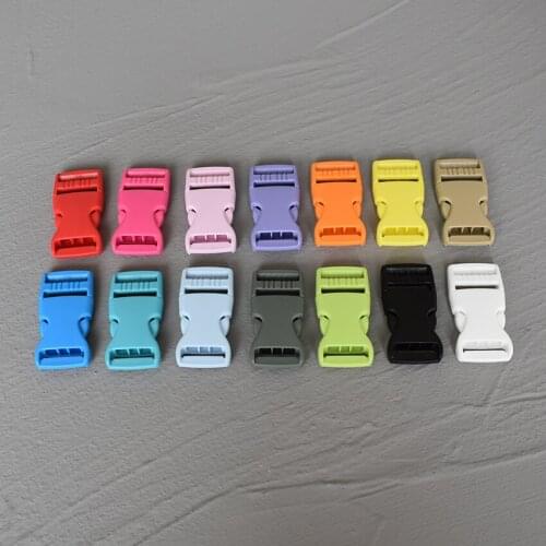 1 Pcs 25mm Colourful Plastic Breakaway Buckle Strap Belt Buckle For Bag Pet Dog Collar Necklace Paracord Sewing DIY Accessory