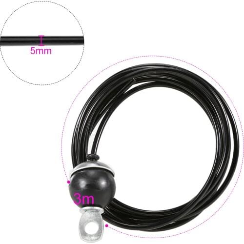 2M/2.5M/3M Gym Cable Steel Wire Rope Fitness Pulley Cable for Home Gym Cable Machine Weight Lift Pulley Accessories Dia 5mm