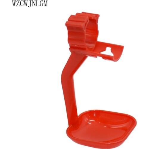 2 pcs 25mm hanging cup water dispenser bird water bowl pacifier red drinking cup chicken drinking fountain poultry supplies