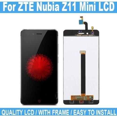 5.0" For ZTE Nubia Z11 Mini LCD Display Touch Screen No Frame For Nubia NX529J Digitizer Display Assembly Replacement Parts+Tool