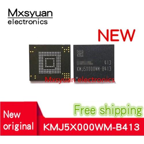5PCS/LOT KMJ5X000WM-B413 H26M31002GRR H26M31002GPR KMJJS000WM-B409 KMJJS000WA-B409 BGA153 4GB New original In stock