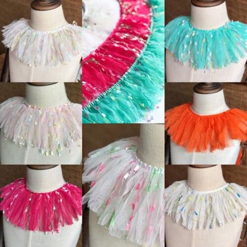 5Yards 9cm Lace Ribbon Tassel Fringe Lace Edge Sewing Fabric DIY Crafts Lace Trim For Garment Accessories