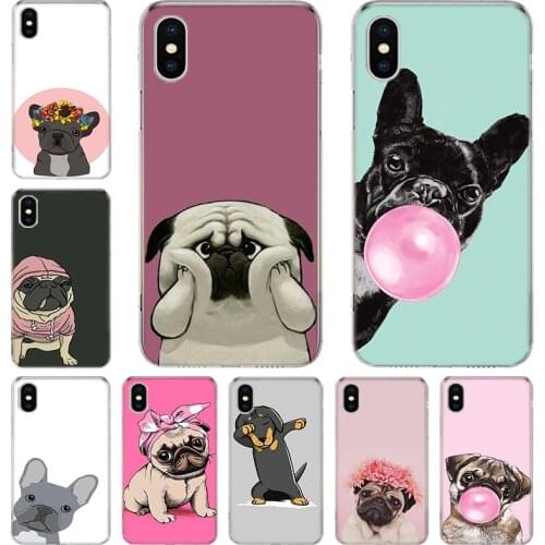 Cartoon puppy Phone Case For Iphone 12 Mini 11 Pro XS Max XR X 8 7 6 6S Plus SE 2020 5 5S SE Cover Shell Coque