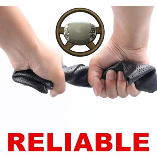 Hand sewing Black PU Artificial Leather Car Steering Wheel Cover for Toyota Prius 20(XW20) 2004 2005 2006 2007 2008 2009