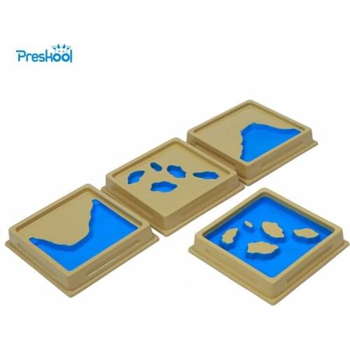 Baby Toy Montessori Geography Mould Two Early Childhood Education Kids Toys Brinquedos Juguetes