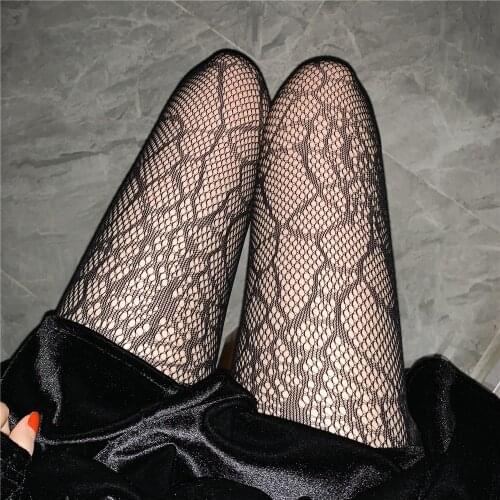 Gothic Tights Sexy Cosplay Costume Fishnet Stockings Nylon Thigh High Pantyhose Plus Size Women Gift for Girlfriend Dropshipping