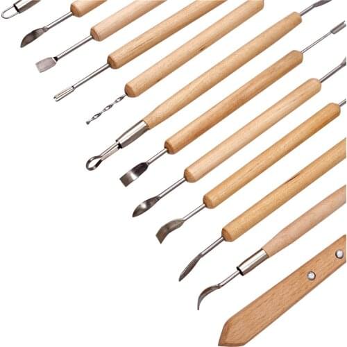 22-pieces Pottery Tool Set, Clay Sculpture Tools, Can Be Used for Carving Painting DIY Ceramics Clay Tools