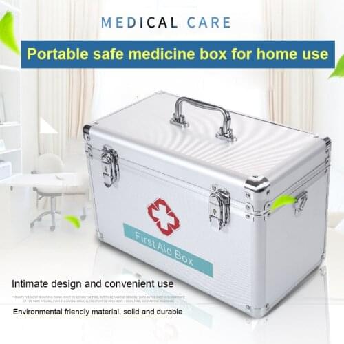Home medicine box Multi layer emergency medicine storage box Enterprise aluminum alloy childrens medicine box First aid kit