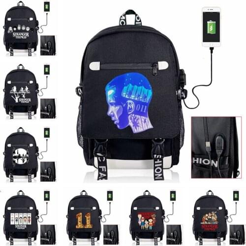 Horror Eleven 11 Nylon School Backpacks Bags Travel Laptop Bags Boys Girls Men Women Cosplay Backpack
