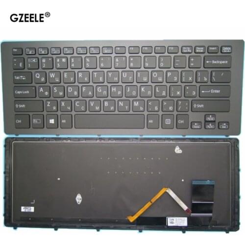 Russian Laptop Keyboard For SONY SVF15N SVF15N100C SVF15N18SCB SVF15N18SCP SVF15N18SCS Black With backlight