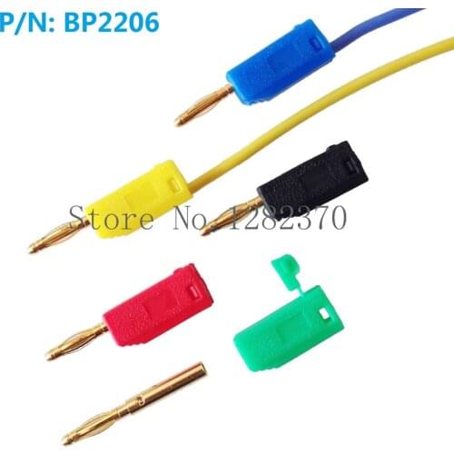 [SA] BP2206 gold plated banana plugs 2mm stackable 2mm Au Plated stackable Plug --100pcs/lot