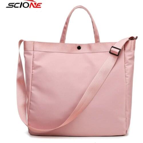 Large-Volume Shopping-Style Sports Gym Bag Multifunction Nylon Shoulder Travel Fitness Handbag Outdoor Fishing Bag X129G