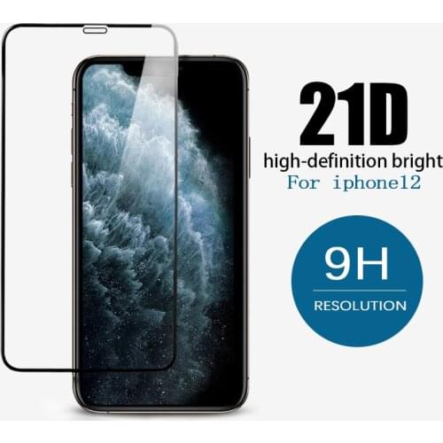 Tempered Glass For iPhone 12 Pro Max Mini Screen Protector For 11 6 6S 7 8 Plus XR XS Max X SE 2020 12Mini 12Pro 11Pro Max 21D
