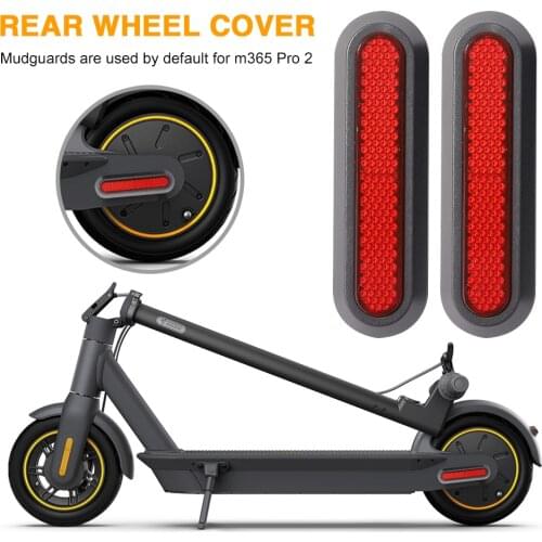 Reflective Parts Front Rear Wheel Cover Protective Shell For Xiaomi Mijia M365 Electric Scooter Safety Reflective Accessories