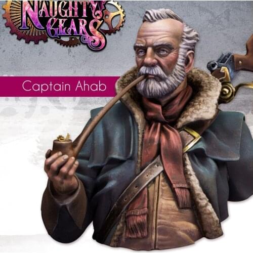 1/12, CAPTAIN AHAB, Resin Model Bust GK, Unassembled and unpainted kit