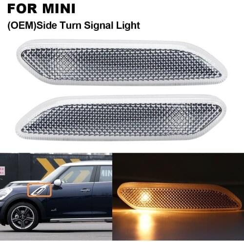 2PCS OEM Side Marker Repeater Light Turn Signal Blinker Lamp For Mini Cooper R60 Countryman 12-17 R61 Paceman 12-17