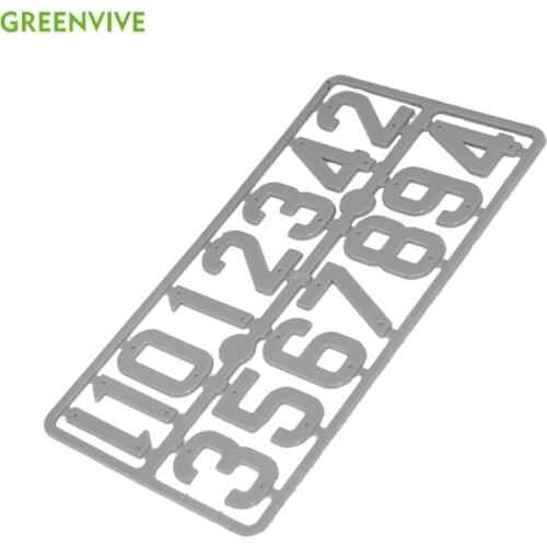 2Pcs/pack Plastic Beehive Digital Number Card Bee Case Box Sign Frame Beekeeping Equipment tools Beekeeping Mark Board