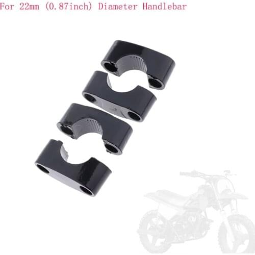 Motorcycle HandleBar Fat Bar Mount Clamp Adaptor Risers Adapter For 22mm Diameter Universal Motorcycle Aluminum Alloy