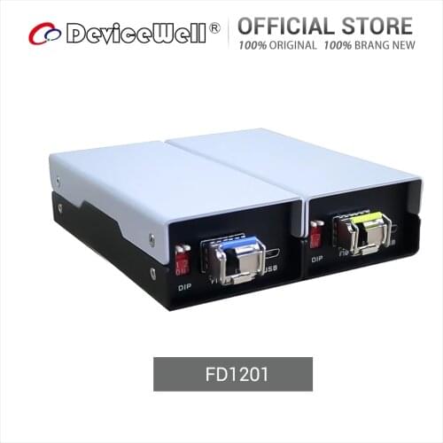 DeviceWell FD1201 12G SDI USB Power Fiber Media Mini Video Converter