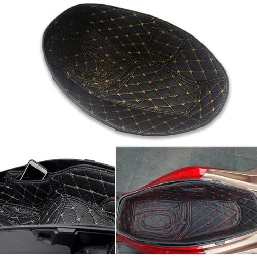 For Honda PCX 160 pcx160 PCX160 2021 Motorcycle PU Leather Storage Box Protector Rear Trunk Liner Cargo Bucket Pad Accessories