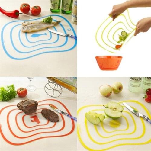 2019 1pcs Frosted Transparent Classification Cutting Board Professional Catering Medium Kitchen Cutting Board Tools Free Ship
