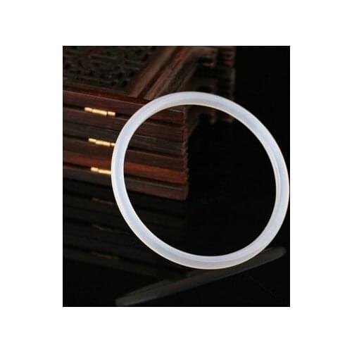 Natural Hetian Jade 54-64mm two-tone bracelet, elegant princess jewelry, best gift for mother and girlfriend