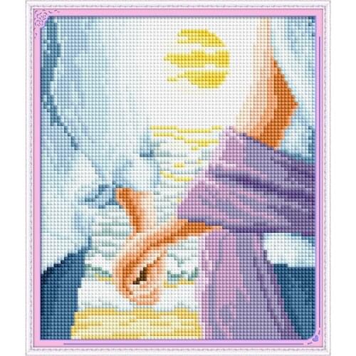 Everlasting Love Blue Love 5d Diamond Painting Full Square Christmas Decorations For Home Wedding Decoration Halloween Gift