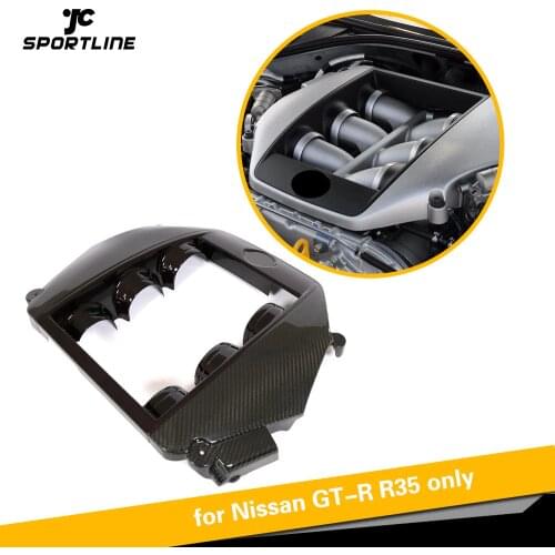 Carbon Fiber Engine Cover Hood Bonnet For Nissan GTR 2009 - 2017 Bonnet Engine Cover