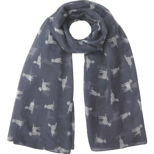 Labrador Retriever Dog Pet Print Womens Large Scarf Shawl Wrap Lightweight
