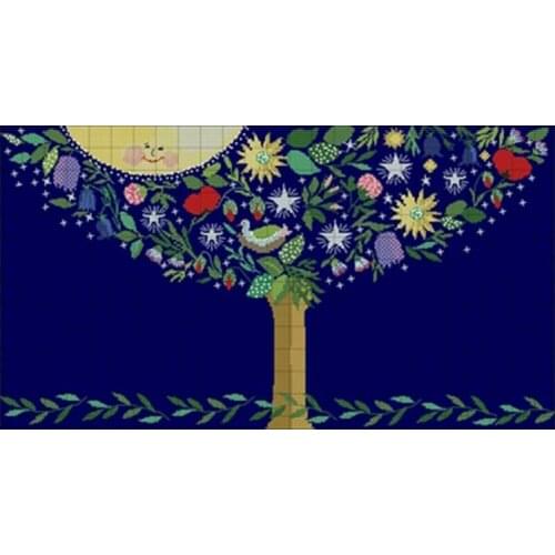 Shining star tree patterns Counted Cross Stitch 11CT 14CT DIY Cross Stitch Kits Embroidery Needlework Sets home decor