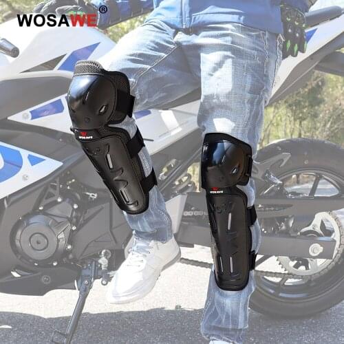 WOSAWE Motorcycle Knee Pads Off Road Biker Knee Protector Motocross Leg Brace Protection Dirt Bike Racing Knee Guards