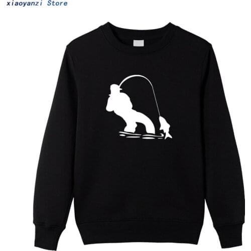 Authentic men sweatshirts Cloth Design Swag Fly Fishinger Fisherman Men Ali pullovers Online Nice hoodies For Men