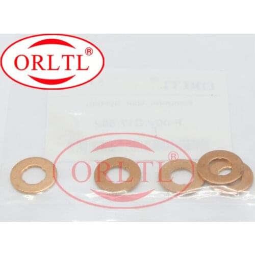 ORLTL F00RJ01453 Injector Copper Rings Washers Shims Gasket FOORJ01453 Injection Heat Shield F OOR J01 453 Size 7.7*15.1*1.5(mm)