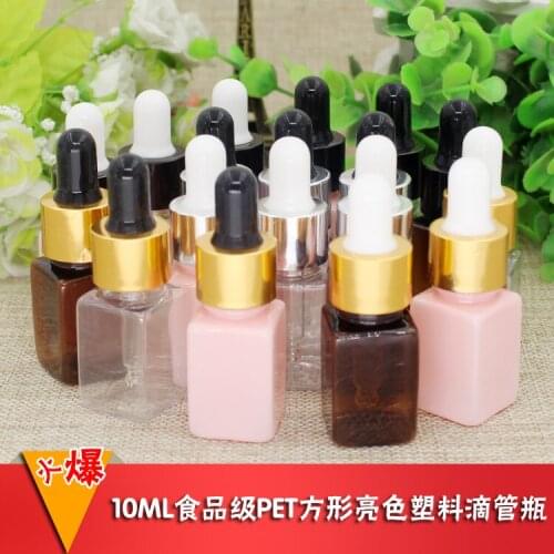 10ml PET Plastic Essential Oil Bottle Aroma Cosmetics Trial Pack Small Vials 20pcs/lot