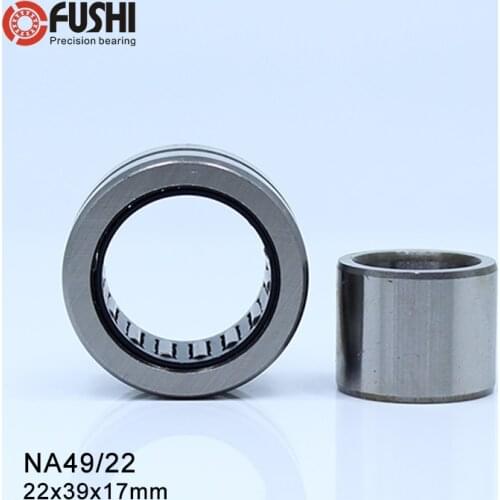 NA49/22 Bearing 22*39*17 mm ( 1 PC ) Solid Collar Needle Roller Bearings With Inner Ring 45449/22 45249/22 Bearing