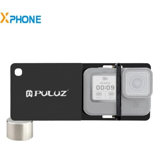 PULUZ Mobile Gimbal Switch Mount Plate for GoPro HERO 9 Black HERO 8 Black for DJI OSMO Mobile 3 Gimbal