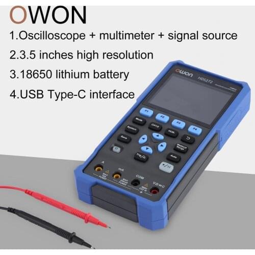Portable Oscilloscope digital Oscilloscope Signal Source Digital Storage Multimeter Signal generator HDS272 3-in-1 Graphical