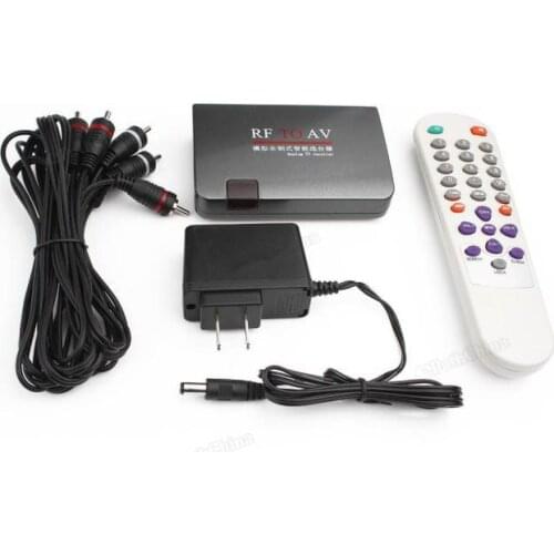 RF TO AV Receiver RF To AV Analog Cable TV Receiver Converter USB With Remote Control Whole Rule