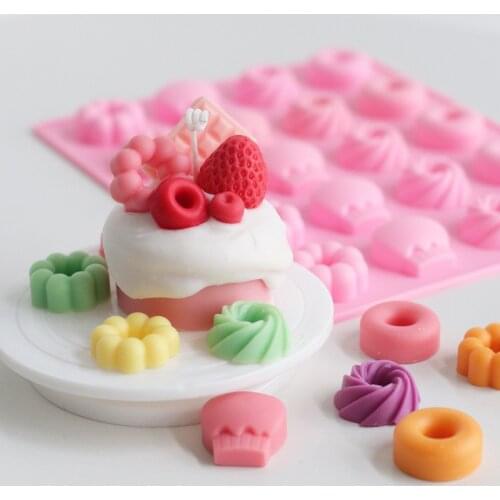 Chocolate Candy Silicone Molds Fondant Cake Decoration Biscuit Cookies Baking Mold DIY Candle Aromatherapy Mould Cake Tools