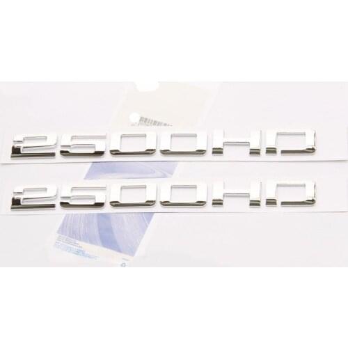 Silverado Sierra Front Door 2500HD Nameplates EMBLEMS Badges 2500HD FU