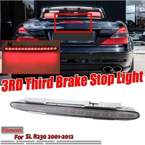 Led 3Rd Brake Light A2308200056 Trunk Rear Lamp High Mount Stop Light for Mercedes Benz SL R230 2001-2012