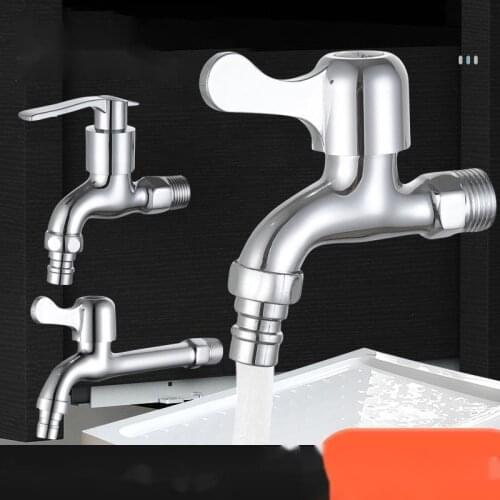 G1/2" Quick Opening Alloy Single Handle Mop Pool Polishing Extension Installation Washing Machine Faucet Bathroom Accessories