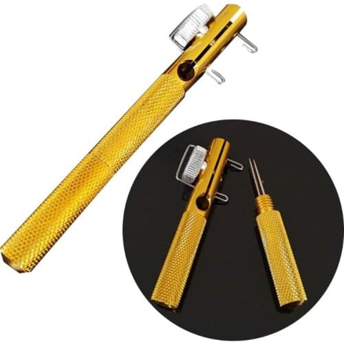 Outdoor Tie Hook Device Manual Fish Hook Wire Knotter Fast Tying Knot Tool Fishing Tackle Line Winder