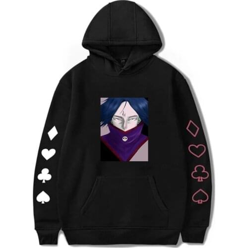 Japanese Anime Hoodies Hunter X Hunter Hoodies Sweatshirts Men Women Fashion Hoodies Streetwears Long Sleeve Pullove Clothes