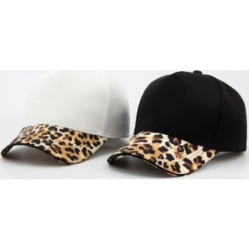 CNTANG Women Leopard Print Baseball Cap Fashion Hip Hop Caps Casual Designer Brand Female Hat Snapback For Womens Girls Gorras
