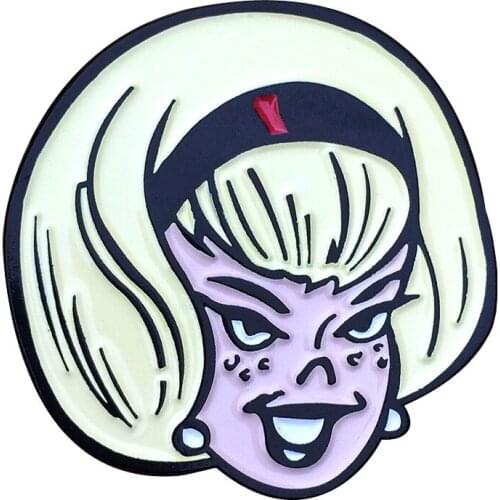 Beautiful Girl Hard Enamel Pins Anime Games Brooches Women Men Lapel Badge Backpack Collar Fashion Jewelry Gifts For Kids Friend