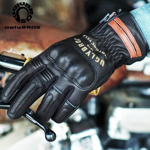 Winter warm and waterproof motorcycle gloves outdoor riding gloves windproof moto gloves leather motorcycle gloves guantes moto