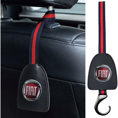 1/2PCS Car Headrest Seat Back Hanger Portable Hook For FIAT JUNTO Abarth 500 Stilo Ducato Palio Bravo Doblo Accessories Styling
