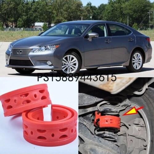 2PCS Rear Air Suspension Shock Bumper Spring Coil Cushion Buffer For LEXUS ES350